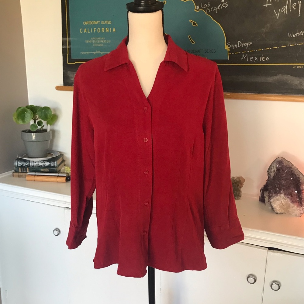 Tianello | Suzy top | Tencel button down top M